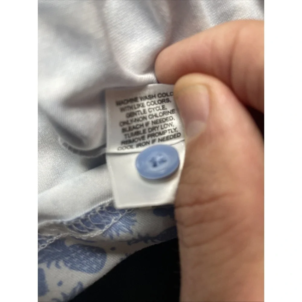 Johnston & Murphy XC4 Pineapple 2XL Short Sleeve Button Up Stretch Perfect - Picture 9 of 11